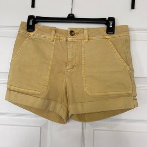 Women’s yellow shorts (size 2)